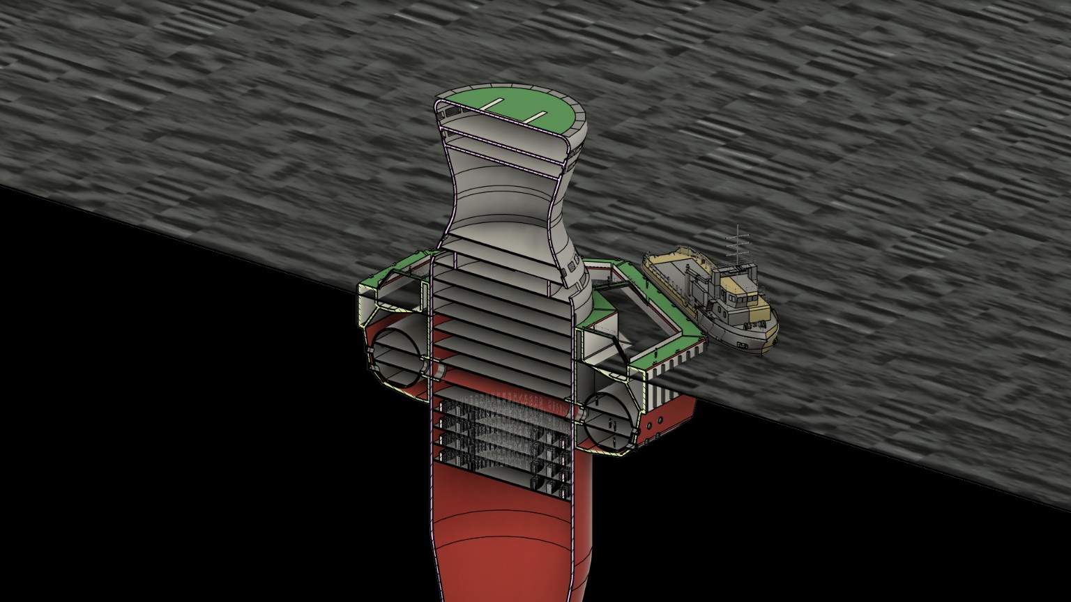 Oceanid mk3, deck view